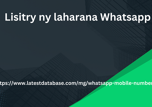 Lisitry ny laharana Whatsapp